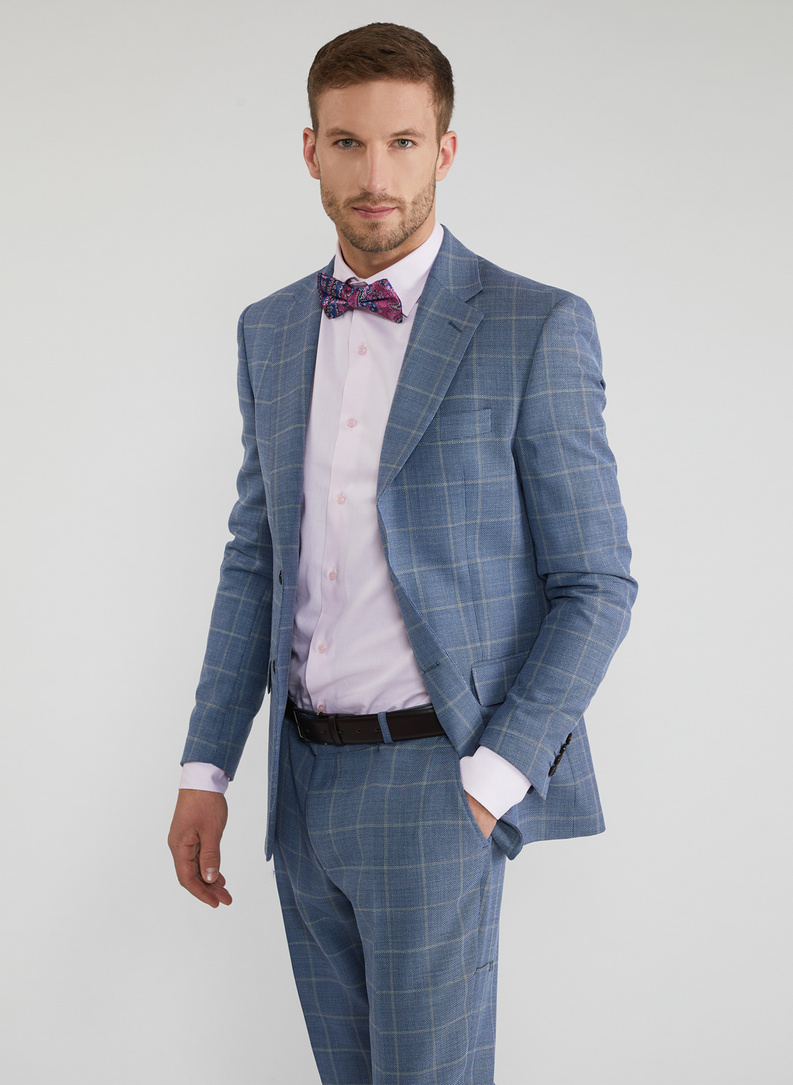 Mucha męska różowa P22SF-MX-010-R-0