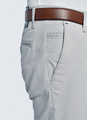 Męskie basicowe spodnie w kolorze szarym