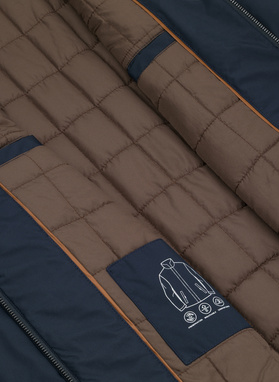 Granatowa kurtka męska