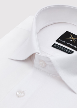 Elegancka biała koszula męska