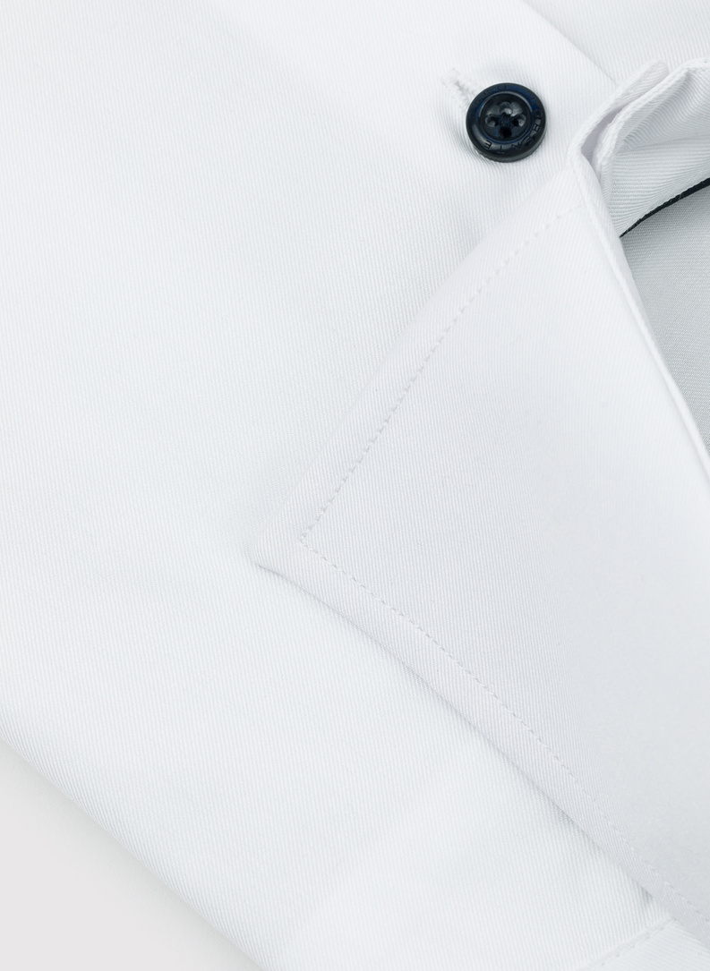 Biała koszula męska z bawełny