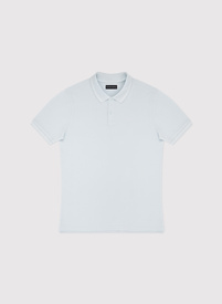 T-shirt polo w kolorze jasnoniebieskiem