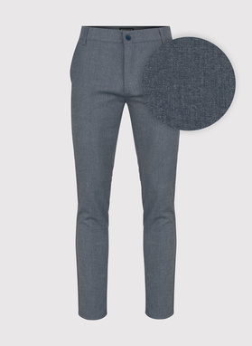 Granatowe casualowe spodnie męskie