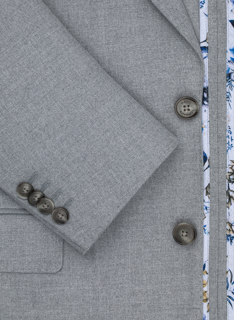 Szara casualowa marynarka męska