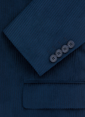 Sztruksowa jednorzędowa marynarka męska