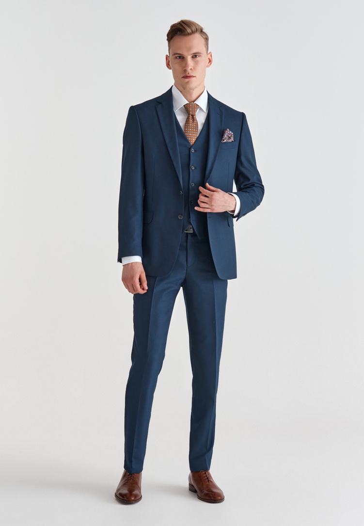 Spodnie męskie garniturowe P21WF-6G-069-G