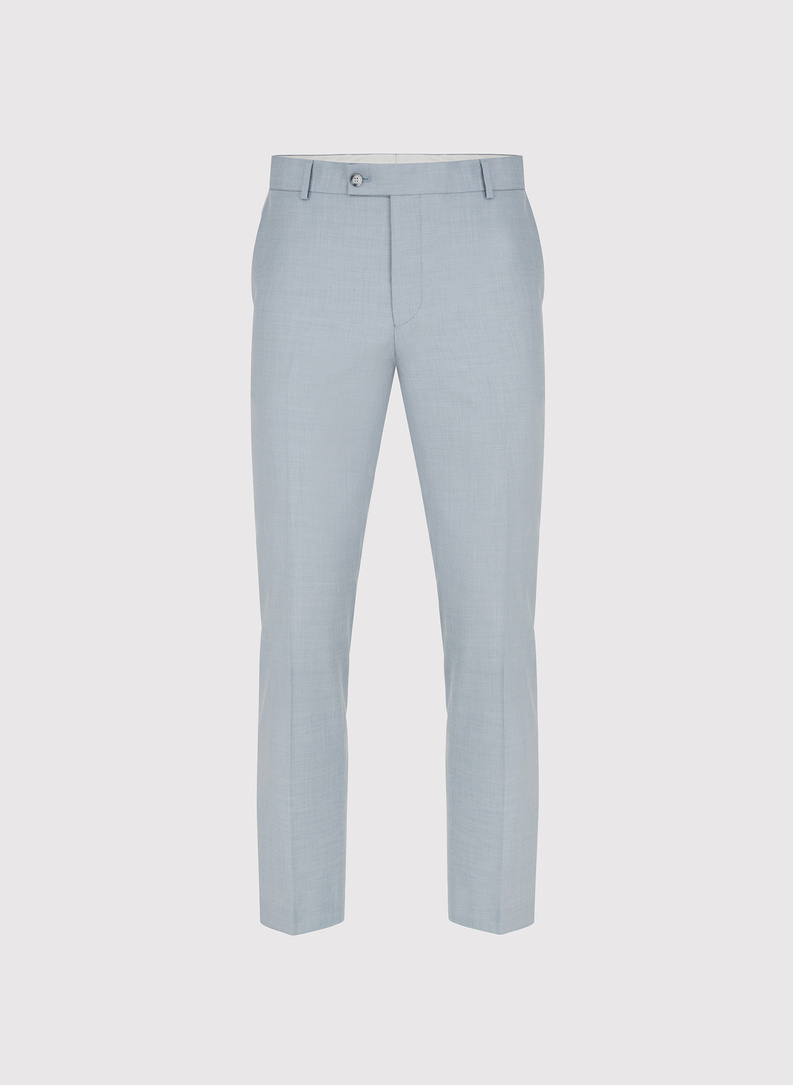 Błękitne spodnie ganiturowe