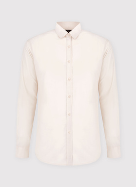 Koszula męska o kroju Regular Fit w kolorze ecru