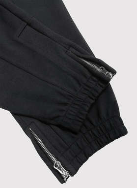 Czarne spodnie dresowe