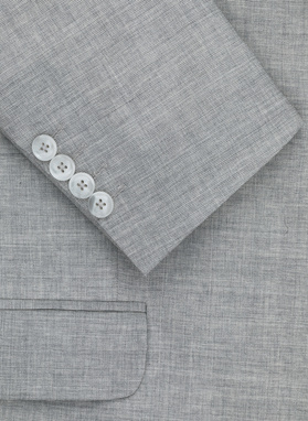 Szara marynarka męska z wełną