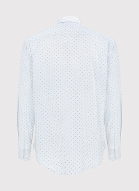 Koszula w kropki o kroju Regular 