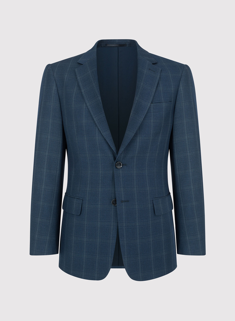 Granatowa marynarka garniturowa P21WF-3G-077-G-S