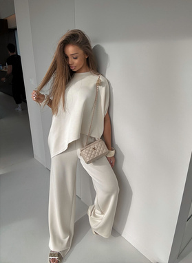 Komplet damski GEO jasnobeżowy