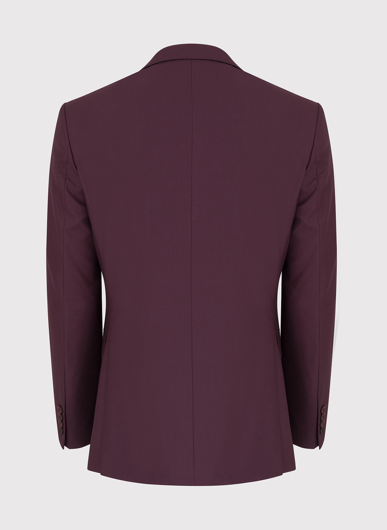 Bordowa marynarka garniturowa P22SF-3G-016-D-S