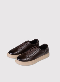 Brązowe sneakersy męskie