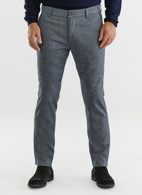 Granatowe casualowe spodnie męskie