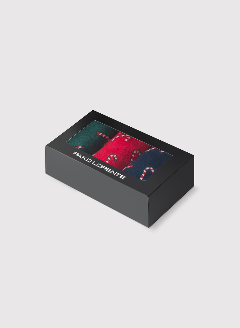 Zestaw skarpet w świąteczne wzory