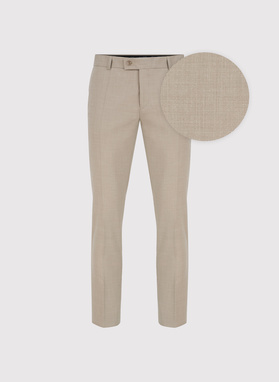 Beżowe spodnie ganiturowe