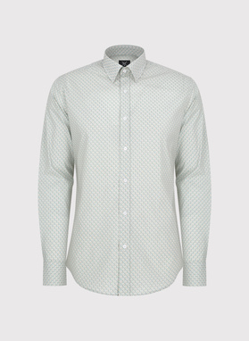 Koszula męska w mikrowzór