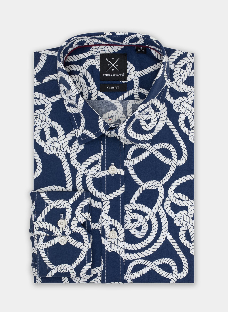 Koszula męska P21SF-1X-114-G