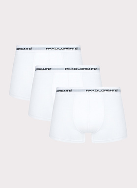 Trójpak bokserek męskich w kolorze białym