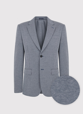 Szara marynarka melanż