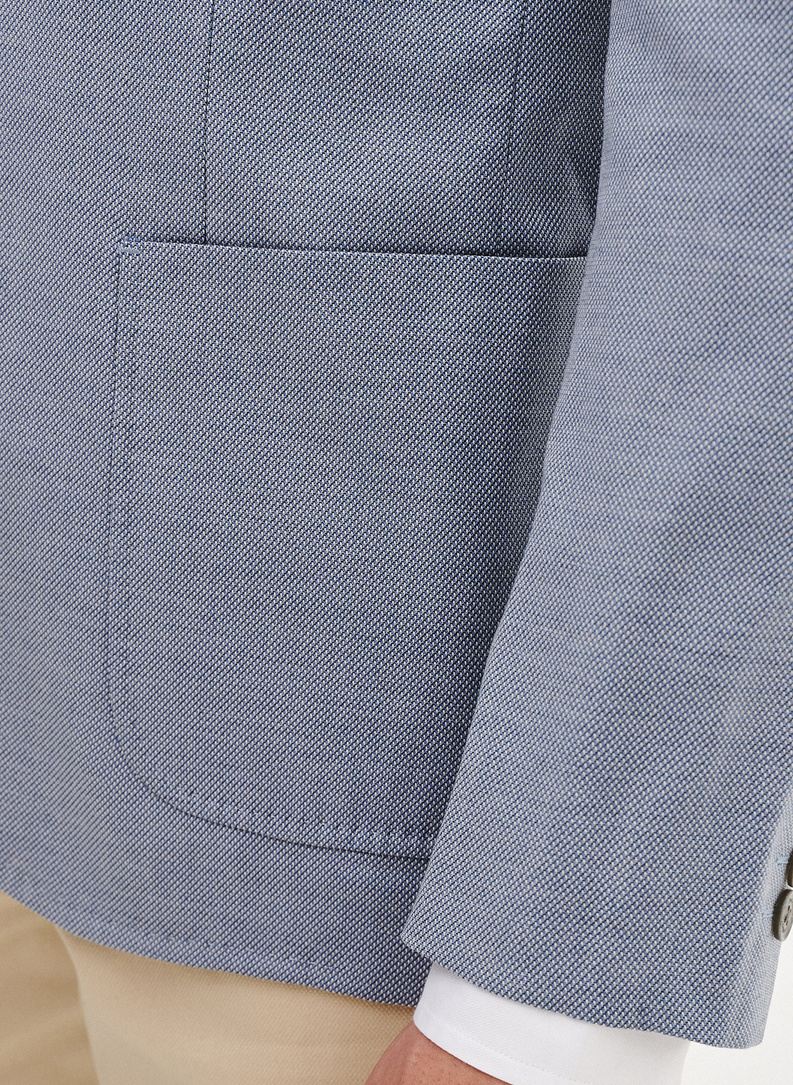 Niebieska marynarka męska