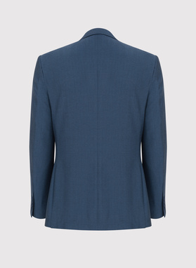 Granatowa marynarka męska bez podszewki