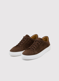 Brązowe sneakersy męskie