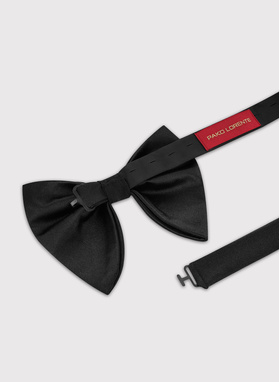 Elegancka czarna mucha męska