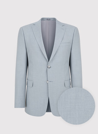 Błękitna marynarka garniturowa