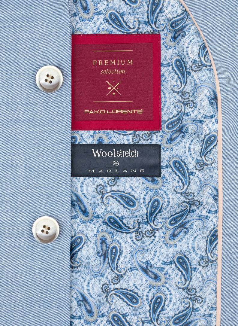 Niebieska marynarka garniturowa P22SP-3G-004-N-S