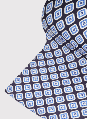 Granatowa poszetka męska mikrowzór