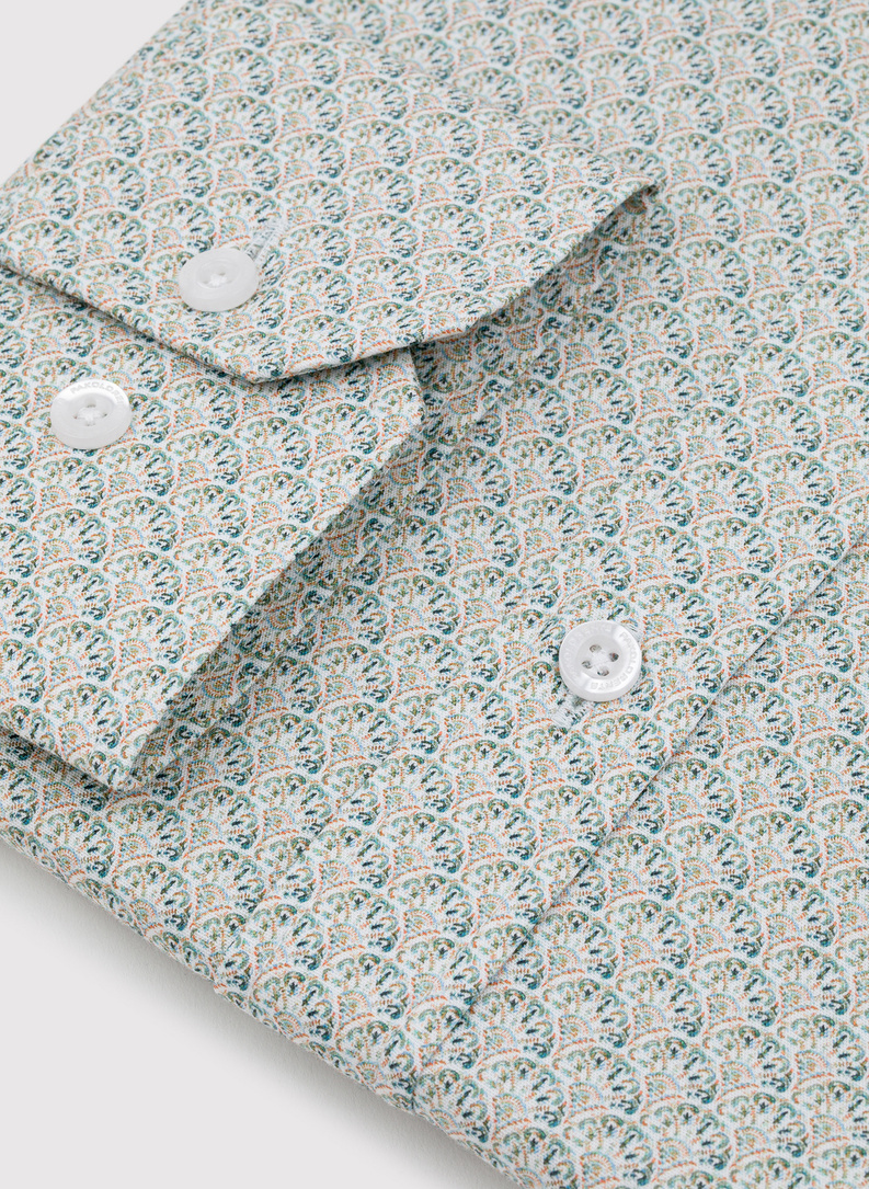 Koszula męska w mikrowzór