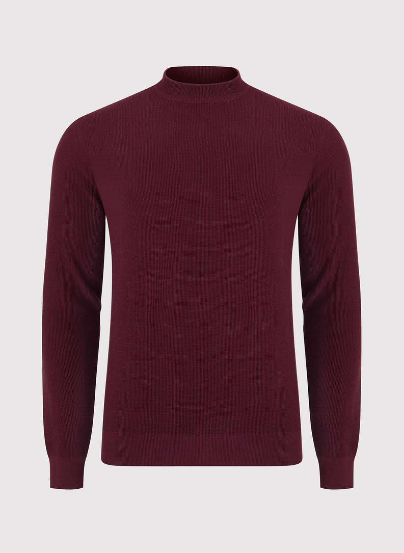 Półgolf męski bordowy P22WF-2X-006-D-0