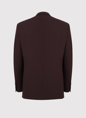 Burgundowa casualowa marynarka męska