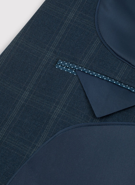 Granatowa marynarka garniturowa P21WF-3G-077-G-S