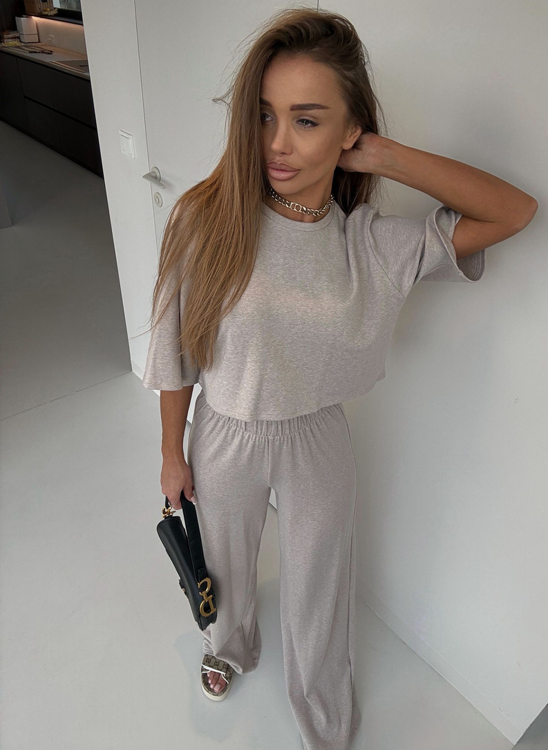 Komplet damski PAKO beżowy