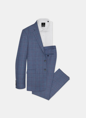 Spodnie męskie garniturowe P21SP-6G-054-N