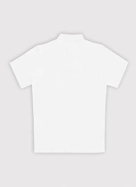 Biały t-shirt polo