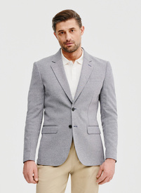 Szara marynarka melanż