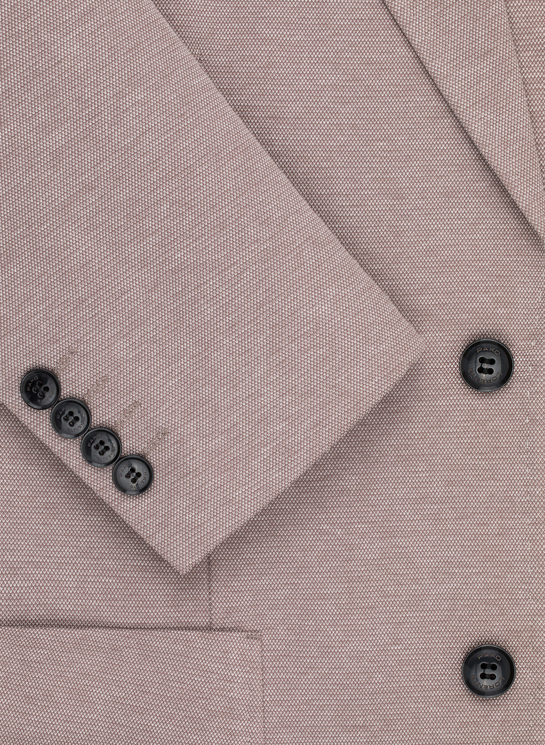 Beżowa marynarka melanż