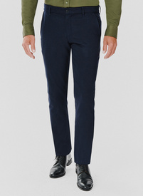 Casualowe granatowe spodnie męskie