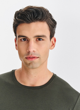 Zielony t-shirt męski