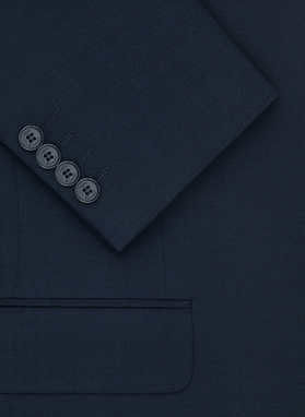 Granatowa marynarka garniturowa