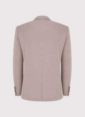 Beżowa marynarka melanż