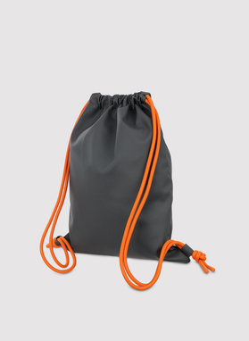 Plecak-worek męski w kolorze szarym