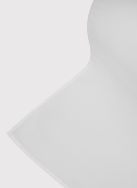 Poszetka męska śmietankowa