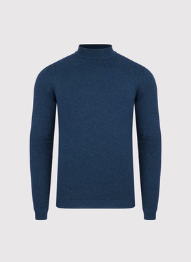 Półgolf męski w ciemnoniebieskim kolorze