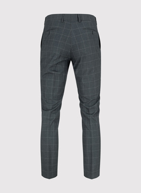 Dwuczęściowy szary dwurzędowy garnitur